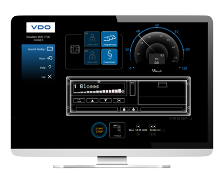 VDO Tachograph Simulator