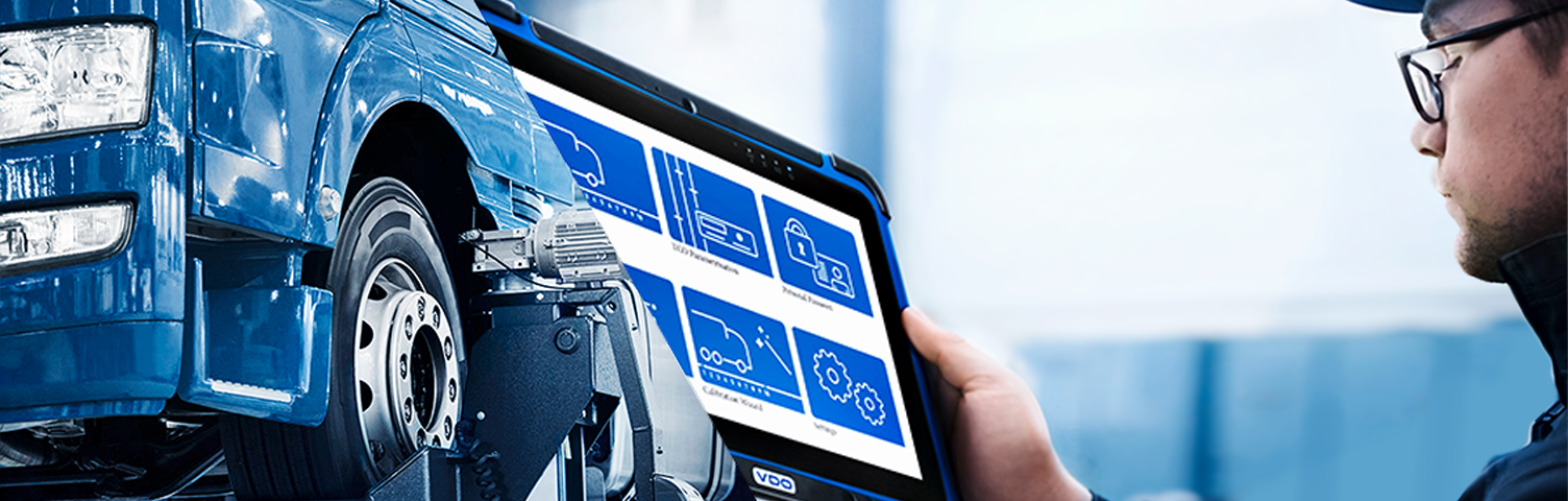 Le site produits et services de VDO Fleet France