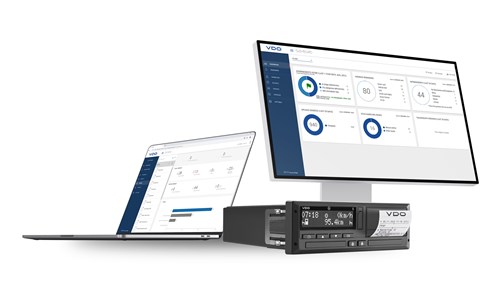 logiciel de gestion de flotte VDO Fleet tachograph management